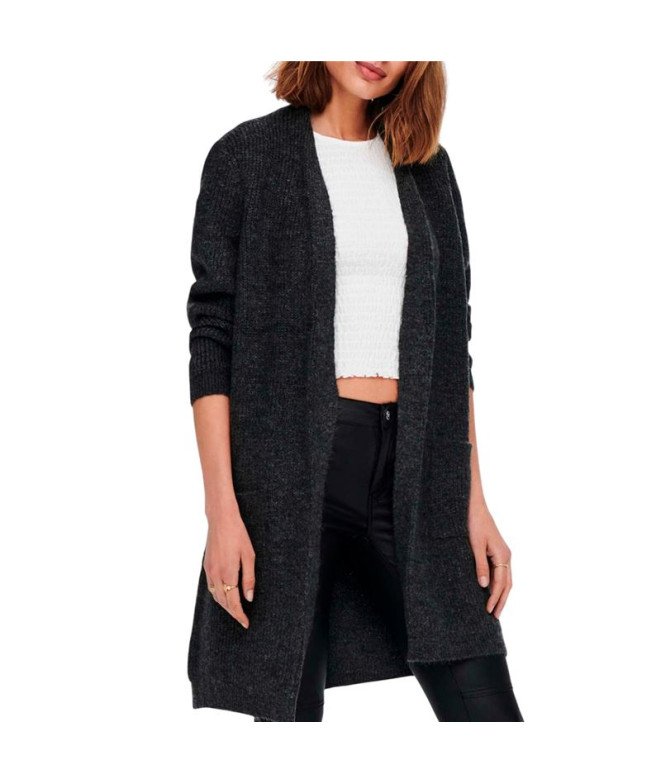 Chaqueta Only Onljade L/S Knt Noos Dark Grey Melange Mujer