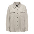 Casaco Only Onlbitten Cord Shacket Noos Silver Lining Mulher