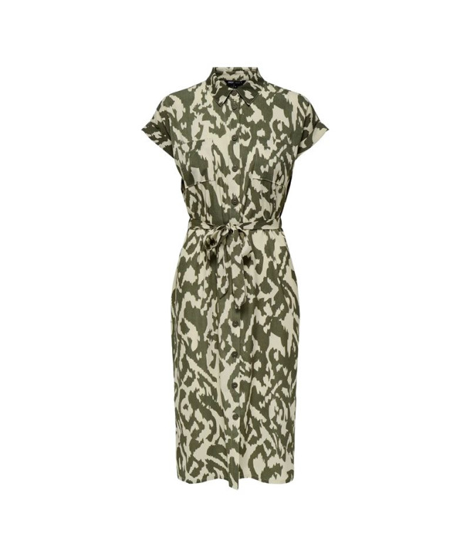 Robe ONLY Onlhannover Noos Femme Tarmac Print: Pumice Stone Graphic