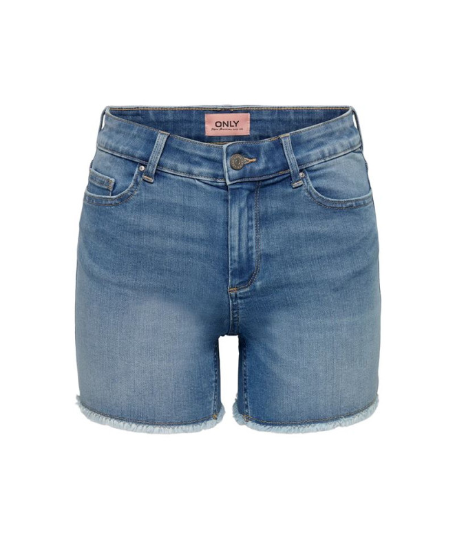 Pantalón ONLY Onlblush Mid Sk Dnm s Noos Mujer Light Blue Denim