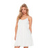 Vestido Only Onlhelena Lace S/L Short Noos Cloud Dancer Mujer