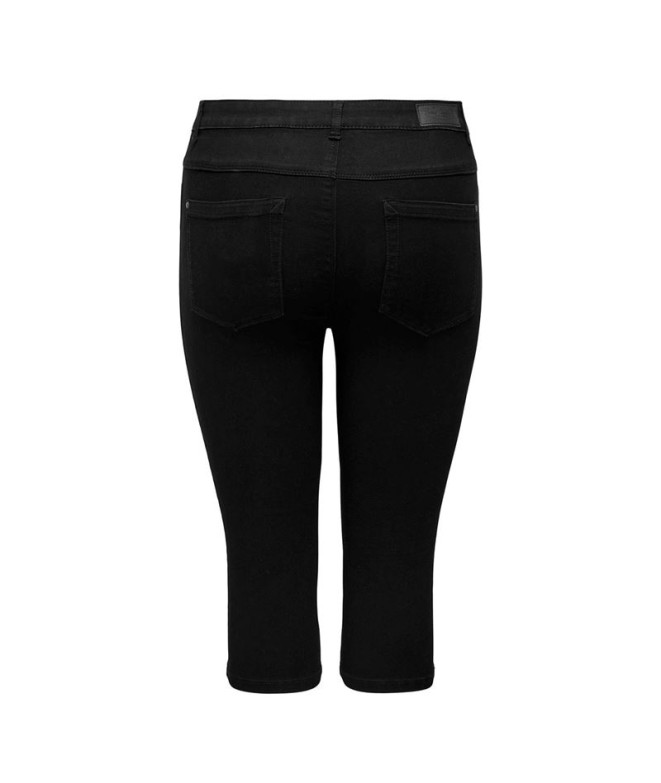 Calça Only Caraugusta Hw Skinny Black Knickers...