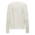 Sudadera Only Jdyelanora L/S V-Neck Pullo. Knt Noos Cloud Dancer Detail: Mujer