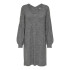 Vestido Only Jdyelanora L/S V-Neck Knt Noos Mujer Dark Grey Melange