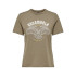 Camiseta Only Onllucy Life Reg S/S Noos Walnut Print:Untamab Mulher