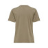 Camiseta Only Onllucy Life Reg S/S Noos Walnut Print:Untamab Mulher
