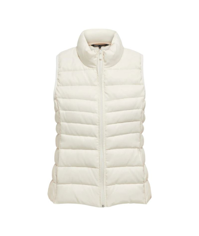 Chaqueta Only Onlnewclaire Quilted Waistcoat Otw Noos Cloud Dancer Detail: Mujer