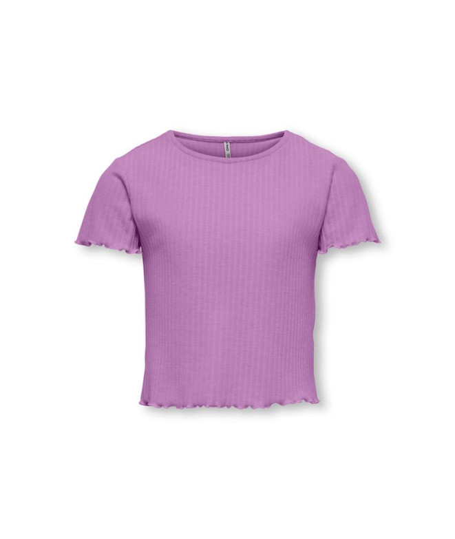 Camiseta Only Kognella S/S O-Neck Noos Niña African Violet