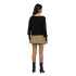 Sudadera Only Onladaline L/S Short Pullo Knt Noos Black Mujer