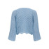 Sweat Only Onlnola Life 3/4 Knt Noos Femme Light Bleu