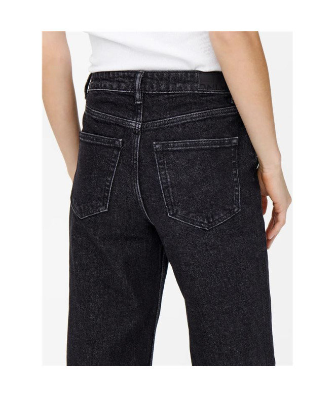 Calça Only Onljuicy Hw Wide Leg Rea244 Noos...