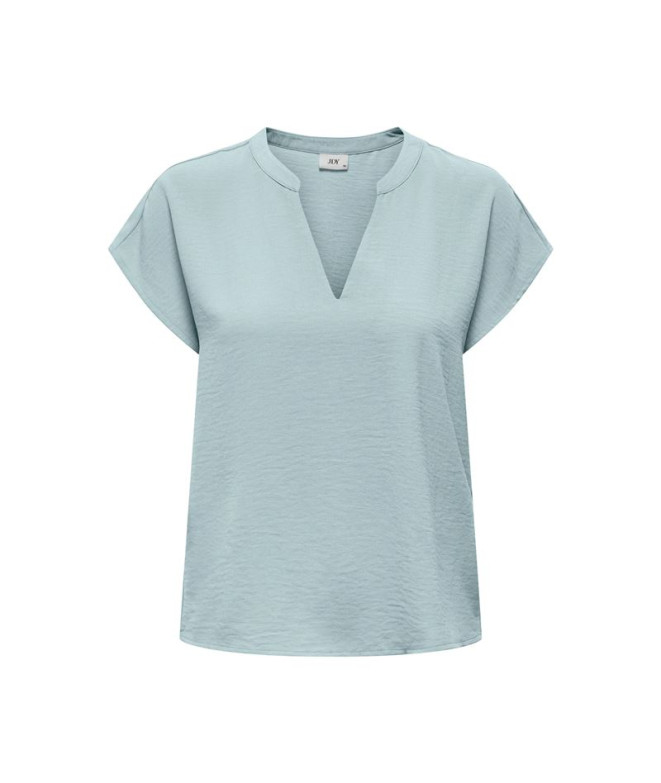 Camiseta Only Jdylion Life S/S Noos Mujer Silver Azul