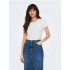Camiseta Only Onlcarlotta S/S Noos White Mujer