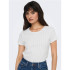 Camiseta Only Onlcarlotta S/S Noos White Mujer