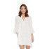 Vestido Only Onlthyra Peplon Noos Cloud Dancer Mujer