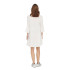 Vestido Only Onlthyra Peplon Noos Cloud Dancer Mujer
