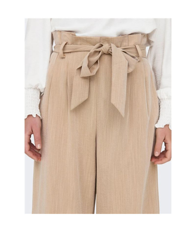 Pantalón Only Onlmarsa Solid Paperbag Noos...