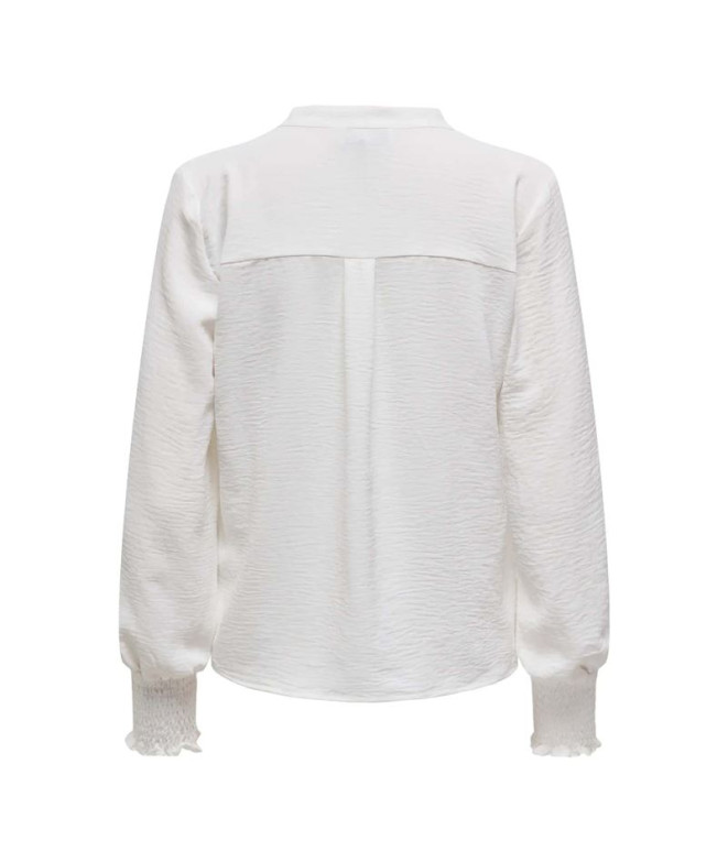 Camiseta Only Onlmette V-Neck Ls Smock Noos...