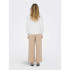 Camiseta Only Onlmette V-Neck Ls Smock Noos Cloud Dancer Mujer