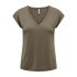 Camiseta Only Onlfree Life S/S Mod.V-Neck Noos Walnut Mujer