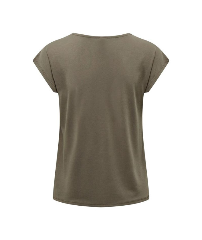 T-shirt Only Onlfree Life S/S Mod.V-Neck Noos...