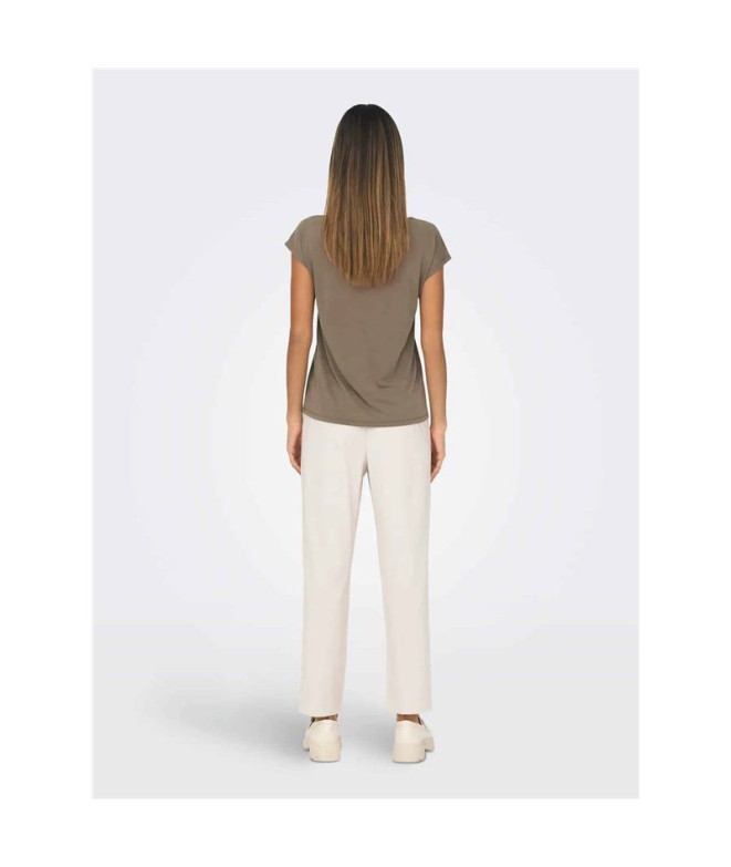 T-shirt Only Onlfree Life S/S Mod.V-Neck Noos...