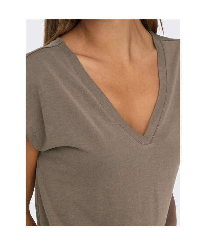 T-shirt Only Onlfree Life S/S Mod.V-Neck Noos...