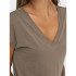 Camiseta Only Onlfree Life S/S Mod.V-Neck Noos Walnut Mujer