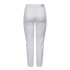 Pantalón Only Onlemily Stretch Hw Str Ank Dnm Noos White Mujer