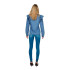 Camisa Only Onlindigo Ls Frill Dnm Qyt Noos Medium Blue Denim Mujer