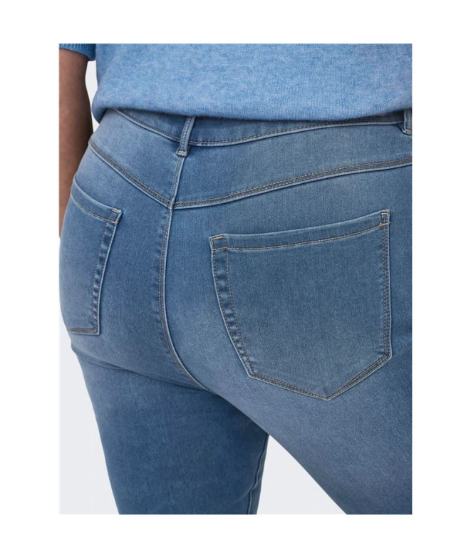 Calça Only Caraugusta Hw Skinny Dnm Bj369 Noos...