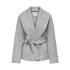 Chaqueta Only Onlaugusta Life Short Coat Otw Noos Dark Grey Melange Mujer