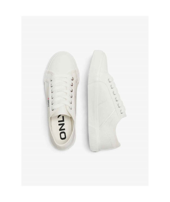 Chaussures Only Onlnicola Canvas Noos White Femme