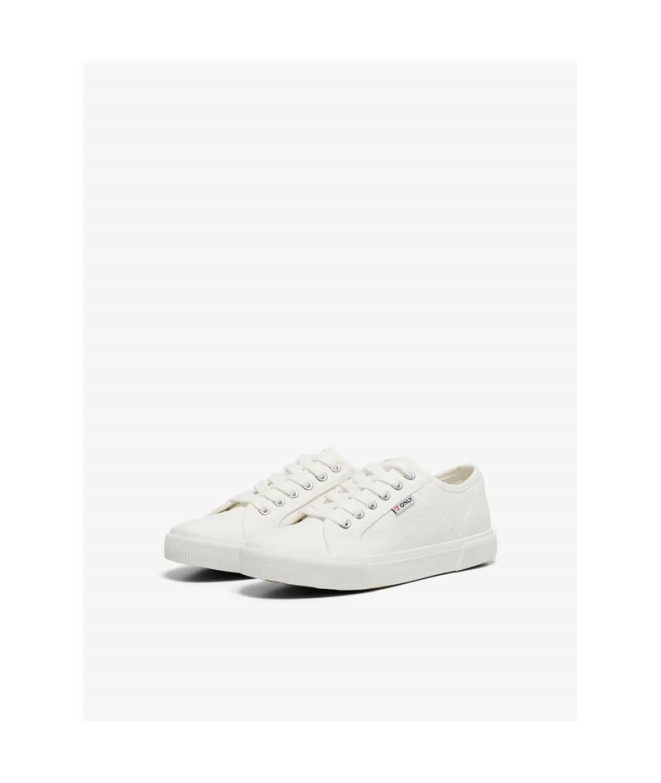 Chaussures Only Onlnicola Canvas Noos White Femme
