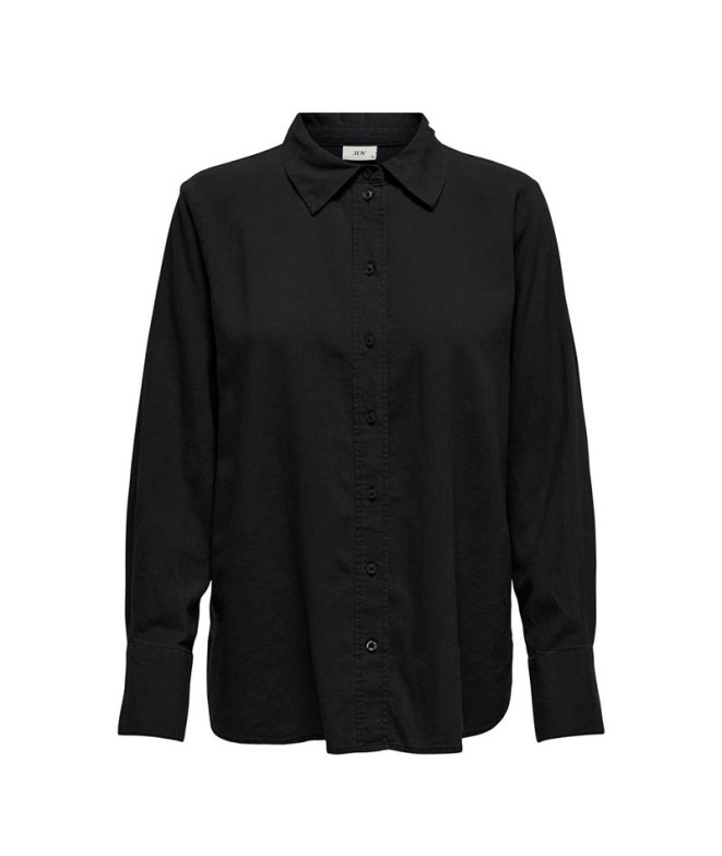 Camisa Only Jdysay L/S Linen Loose Noos Black Mujer