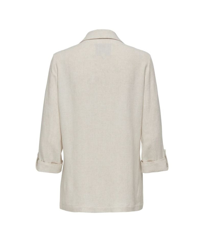 Chaqueta Only Onlsiesta 3/4 Open Lin Bl Blaze...