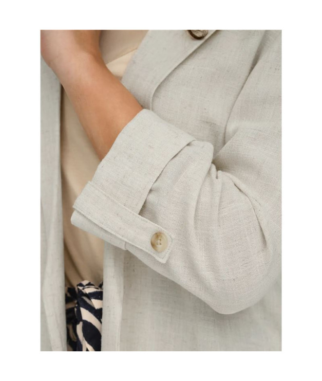 Chaqueta Only Onlsiesta 3/4 Open Lin Bl Blaze...
