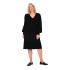 Vestido Only Carkatia Ls V-Neck Knt Noos Black Mujer