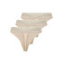 Braga Only Onlchloe Lace S.S Thong 3-Pack Acc Noos Peach Taffy Pack:X3 Mujer