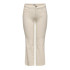 Calça Only Onlann-Kenya Mw Cr Ak Fla Ecru Dnm Noos Mulher Ecru