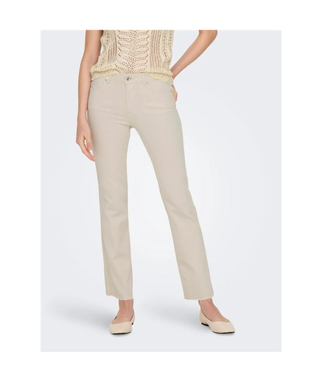 Pantalon Only Onlann-Kenya Mw Cr Ak Fla Ecru...