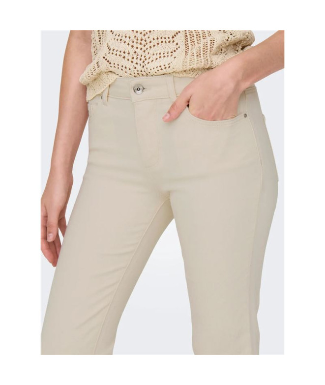 Pantalon Only Onlann-Kenya Mw Cr Ak Fla Ecru...