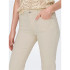 Calça Only Onlann-Kenya Mw Cr Ak Fla Ecru Dnm Noos Mulher Ecru