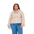 Chaqueta Only Carapril Life Short Trenchcoat Otw Noos Oxford Tan Mujer