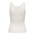 Camiseta Only Onlsara Sharai Lace Tank Noos Cloud Dancer Mujer