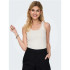 Camiseta Only Onlsara Sharai Lace Tank Noos Cloud Dancer Mujer