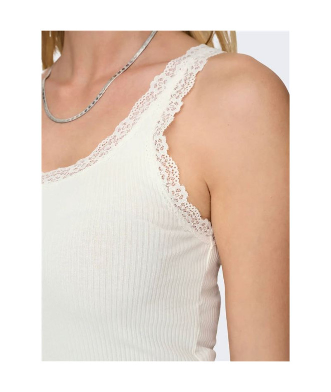Camiseta Only Onlsara Sharai Lace Tank Noos...