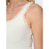 Camiseta Only Onlsara Sharai Lace Tank Noos Cloud Dancer Mujer