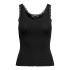T-shirt Only Onlsara Sharai Lace Tank Noos Black Femme