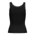 Camiseta Only Onlsara Sharai Lace Tank Noos Preto Mulher